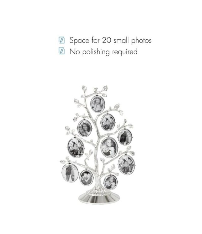Zilverstad Family Tree photo frame for 10 photos