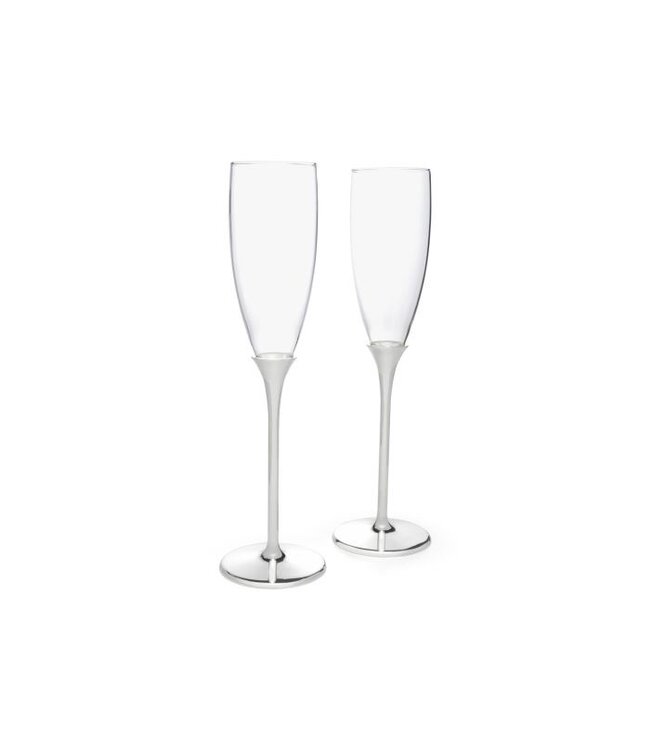 Zilverstad Smooth champagne glasses set of 2