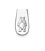 Zilverstad kinderbestek Wildlife RVS 18/10 | Gratis gravure