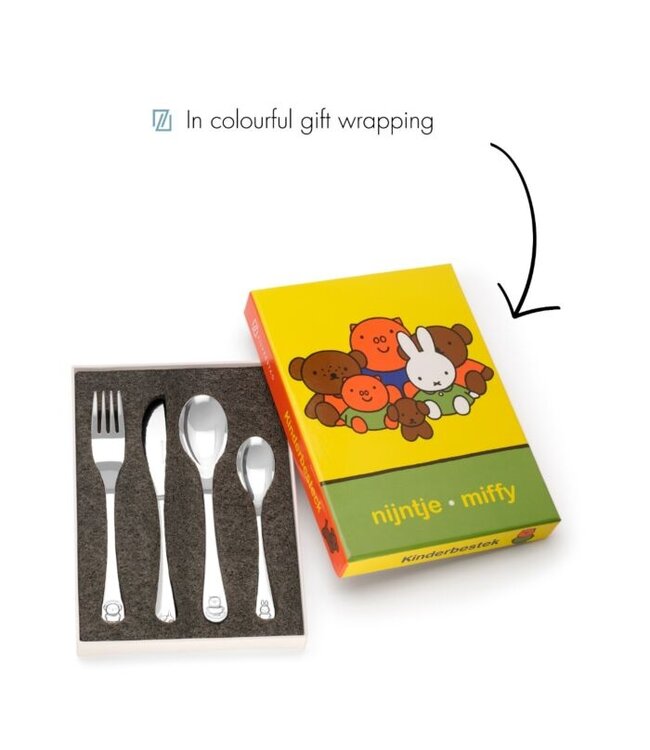 Zilverstad Miffy Freunde Kinderbesteck