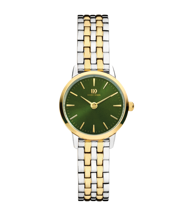 Akilia Mini Link Two-Tone Goud Groen IV90Q1268