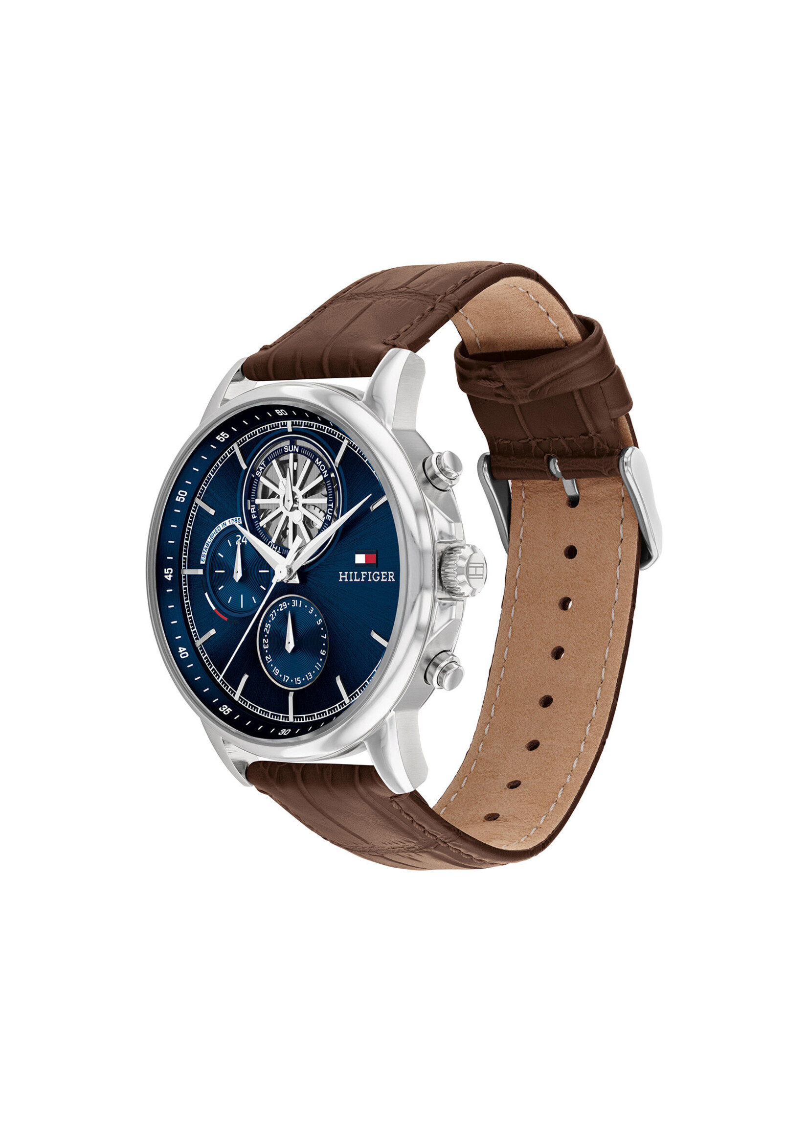 Tommy Hilfiger Tommy Hilfiger TH1710629 Horloge Heren Bruin 44mm