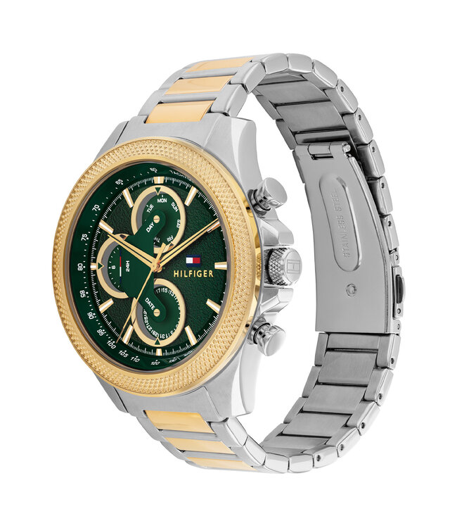Tommy Hilfiger Clark TH1792079 Herenhorloge Staal Groen 46mm