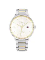 Tommy Hilfiger TH1782299 Horloge Dames Zilverkleurig 38mm