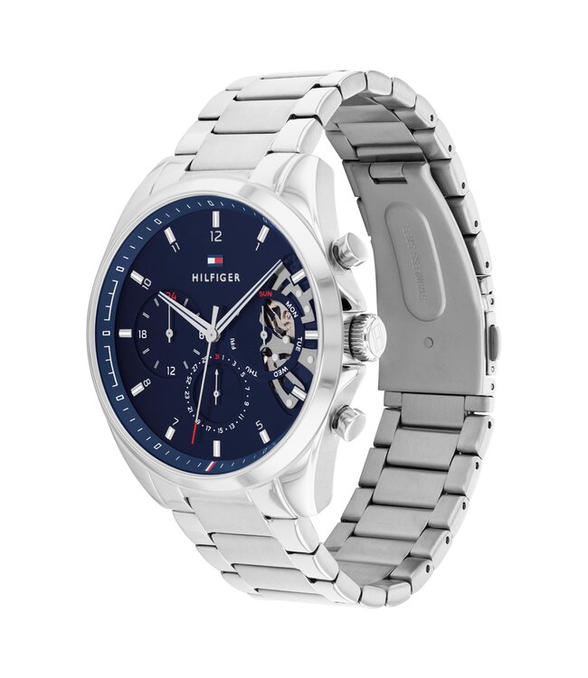 Tommy Hilfiger TH1710448 Watch Men Silver-tone 44mm