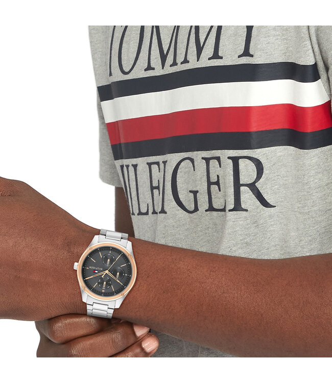 Tommy Hilfiger TH1710541 Uhr Herren silberfarben 43.5mm