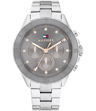 Tommy Hilfiger Tommy Hilfiger Mellie TH1782742 Dameshorloge Staal Grijs 40mm