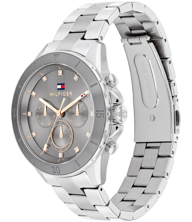 Tommy Hilfiger Mellie TH1782742 Dameshorloge Staal Grijs 40mm
