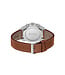 Herrenuhr Chronograph Leder Braun Skytraveller 44mm