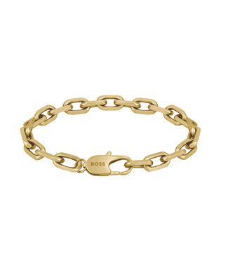 Herren Schmuck Edelstahl goldfarben KANE 19,5 cm