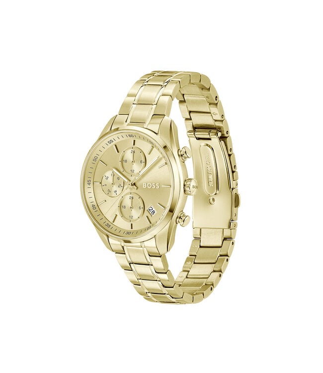 Grand Prix Ladies dameshorloge staal goudkleurig 38mm