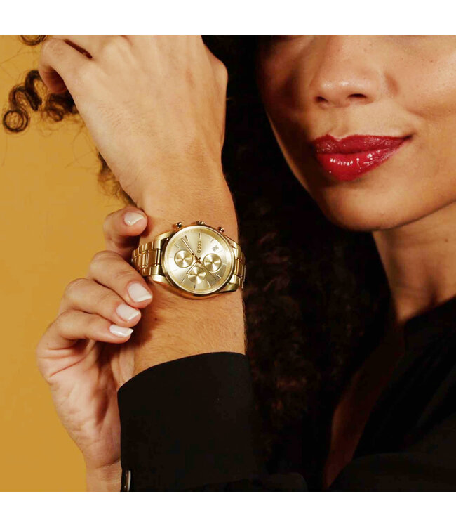 Dames Staal Goudkleurig Grand Tr Ladies 38mm