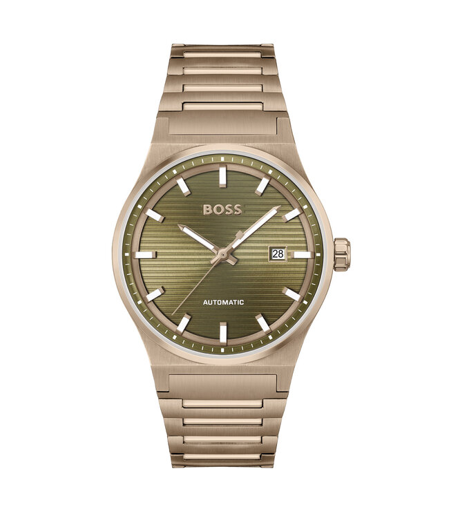 Heren Aut Staal Groen Candor Automatisch 41mm