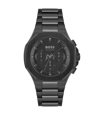 Boss Heren horloge Chronograaf Staal zw TAPER 45mm