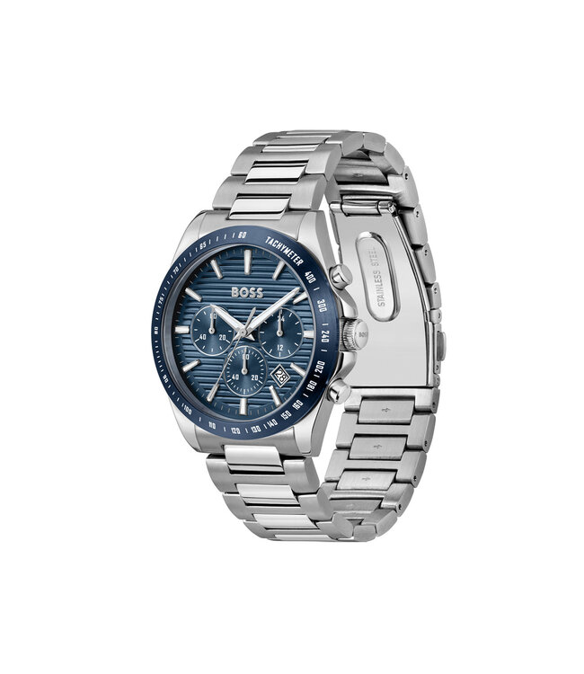 Heren Staal Strike Chronograaf 41mm