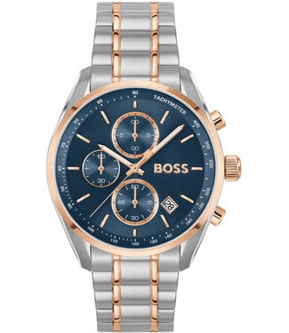 Boss Grand Prix men's chronograph watch two-tone 40mm