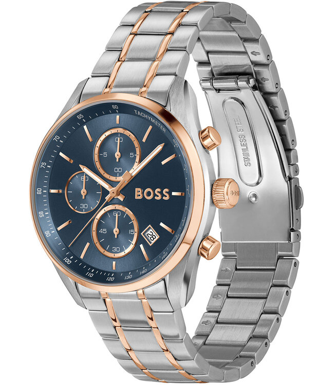 Grand Prix men's chronograph watch two-tone 40mm