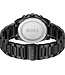 Heren Staal Zwart Strike Chronograaf 41mm