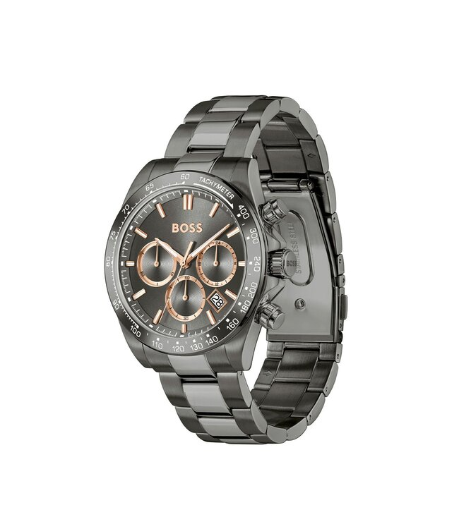 Heren Staal Grijs Ion-Plating Hero 2.0 43mm