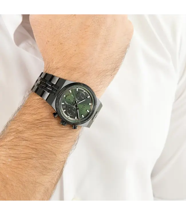 BOSS HB1514308 Horloge Heren Groen 41mm