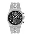 Candor Prime men's watch chronograph stainless steel black 41mm