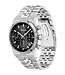 Candor Prime men's watch chronograph stainless steel black 41mm