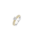TI SENTO Ring 1795ZY - Silver plated, Zirconia white yellow gold plated