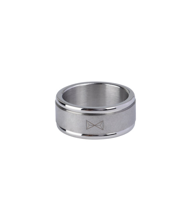 AZE Jewels Ring Sphere - Inox - Ring in 316L-Edelstahl, Edelstahl, Silber, silberfarben, Ferro