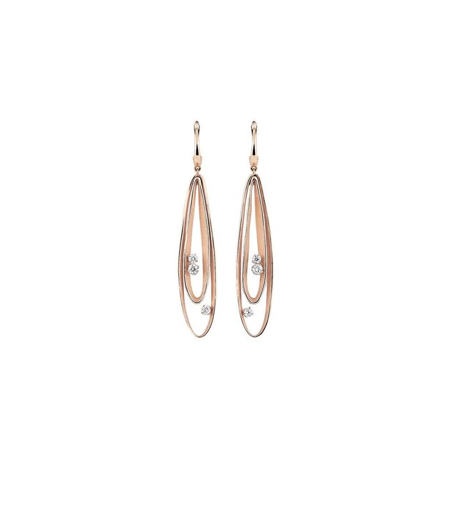 Cammilli Firenze Velaa Series Earrings, 18Kt Dia ct. 0.38