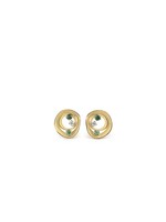 Cammilli Firenze Dune Collection Earrings, 18Kt 2*Dia 0.14 ct. 4*Stone Semprecious 0.40 ct