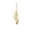 Dune Twist Collection Pendant, 18Kt Dia ct. 0.16