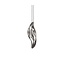 Dune Twist Collection Pendant, 18Kt Dia ct. 0.16