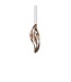 Dune Twist Collection Pendant, 18Kt Dia ct. 0.16
