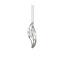 Dune Twist Collection Pendant, 18Kt Dia ct. 0.16