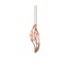 Dune Twist Collection Pendant, 18Kt Dia ct. 0.16