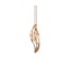 Dune Twist Collection Pendant, 18Kt Dia ct. 0.16
