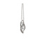 Dune Twist Collection Pendant, 18Kt Dia ct. 0.16