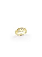 Cammilli Firenze Dune Collection Ring, 18Kt 3 Dia ct. 0.19