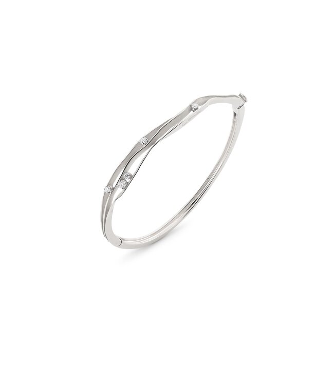 Cammilli Firenze Dune Collection Bracelet, 18Kt 5 Dia ct. 0.3