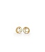 Cammilli Firenze Dune Collection Earrings, 18Kt 2 Dia ct. 0.18