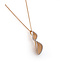 Cammilli Firenze Goccia Collection Pendant,18Kt Dia ct. 0.18 Orange Apricot Gold with Diamonds