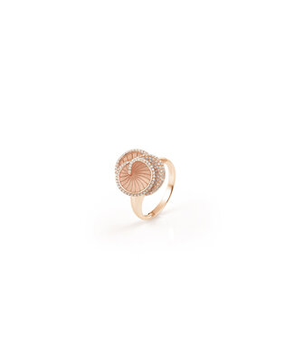 Ring Hypnose Pink Champagne Gold dia 0.38ct