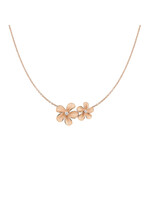 Cammilli Firenze Collier Cherry Bloom Pink Champagne gold dia 0.045ct