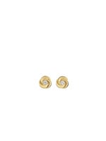 Cammilli Firenze Earrings Desert Rose series 18 kt Yellow Sunrise dia 0.12 ct