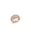 Cammilli Firenze Dune Collection Ring, 18Kt 4 Dia ct. 0.27