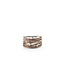 Cammilli Firenze Dune Collection Ring, 18Kt 5 Dia ct. 0.28