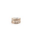 Cammilli Firenze Dune Collection Ring, 18Kt 5 Dia ct. 0.28
