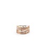 Cammilli Firenze Dune Collection Ring, 18Kt 5 Dia ct. 0.28