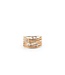 Cammilli Firenze Dune Collection Ring, 18Kt 5 Dia ct. 0.28