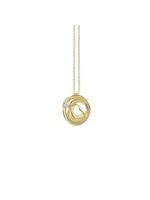 Cammilli Firenze Dune Pendant, 18Kt 1 Dia ct. 0.04